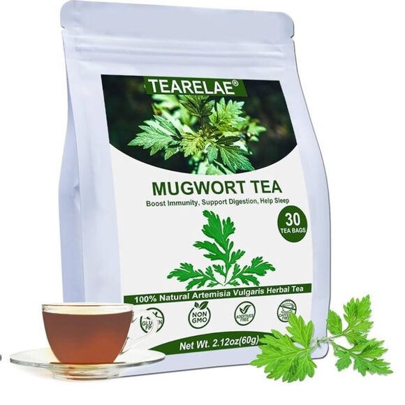 TEARELAE - Mugwort Tea - 2g x 30 Count - 100% Pure Natural Dried Herbs - - Picture 1 of 4